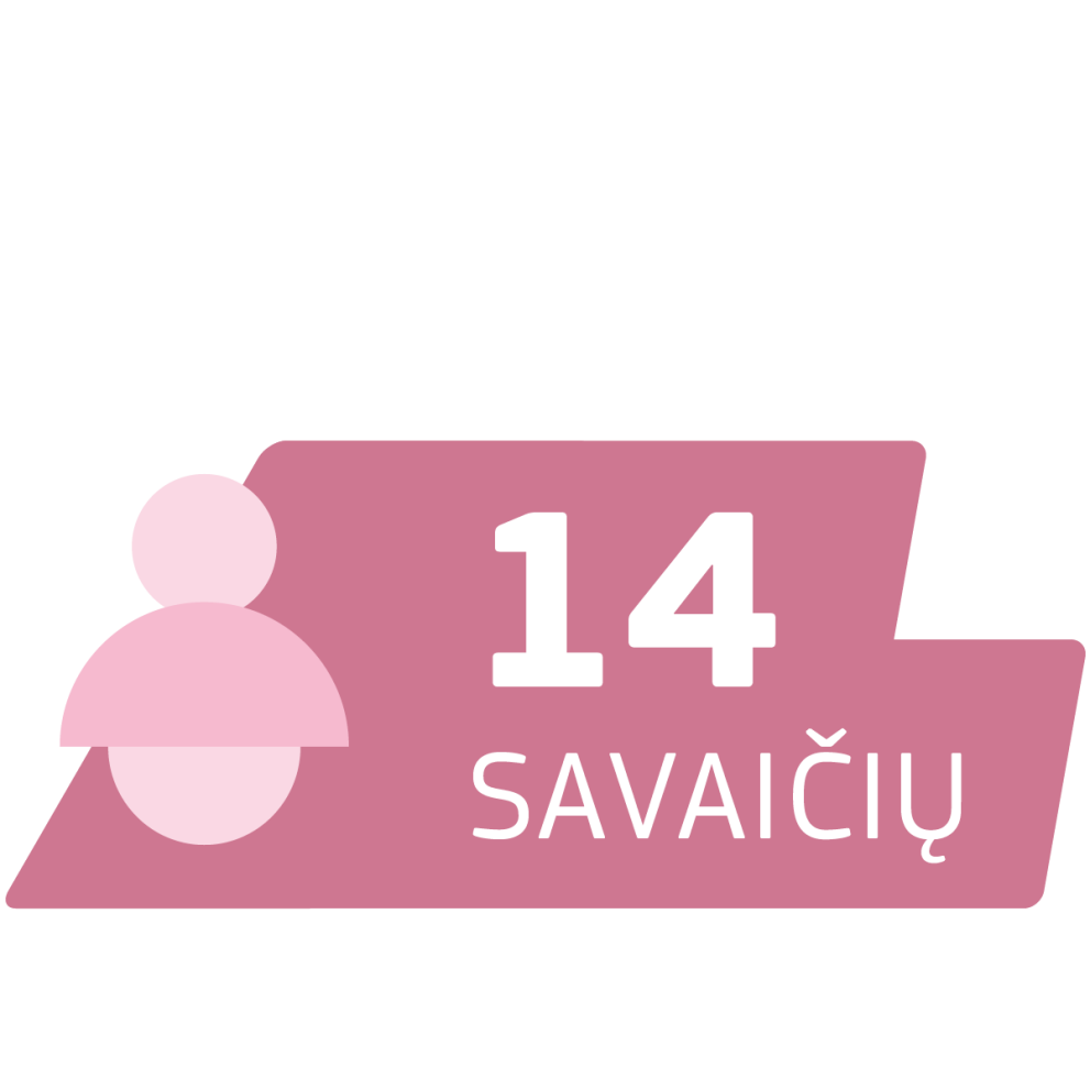 14 savaičių